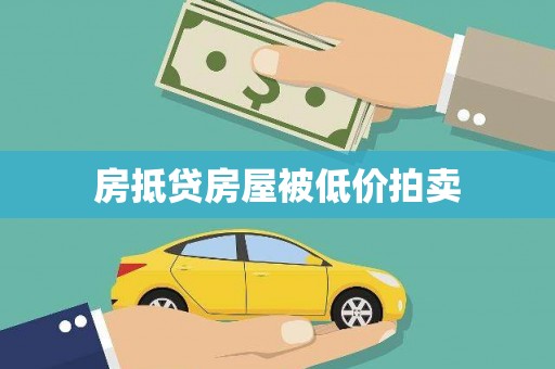 右江房抵贷房屋被低价拍卖