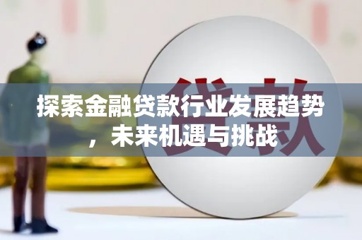 潮阳探索金融贷款行业发展趋势，未来机遇与挑战