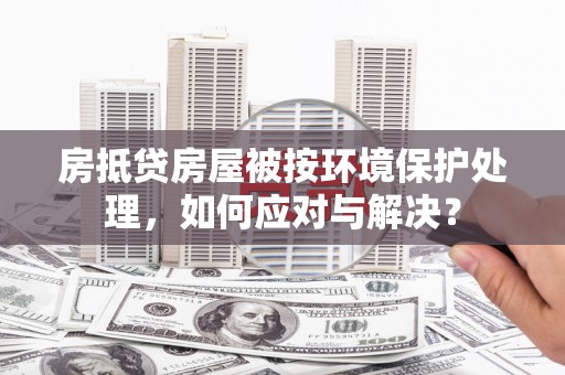 仁和房抵贷房屋被按环境保护处理，如何应对与解决？